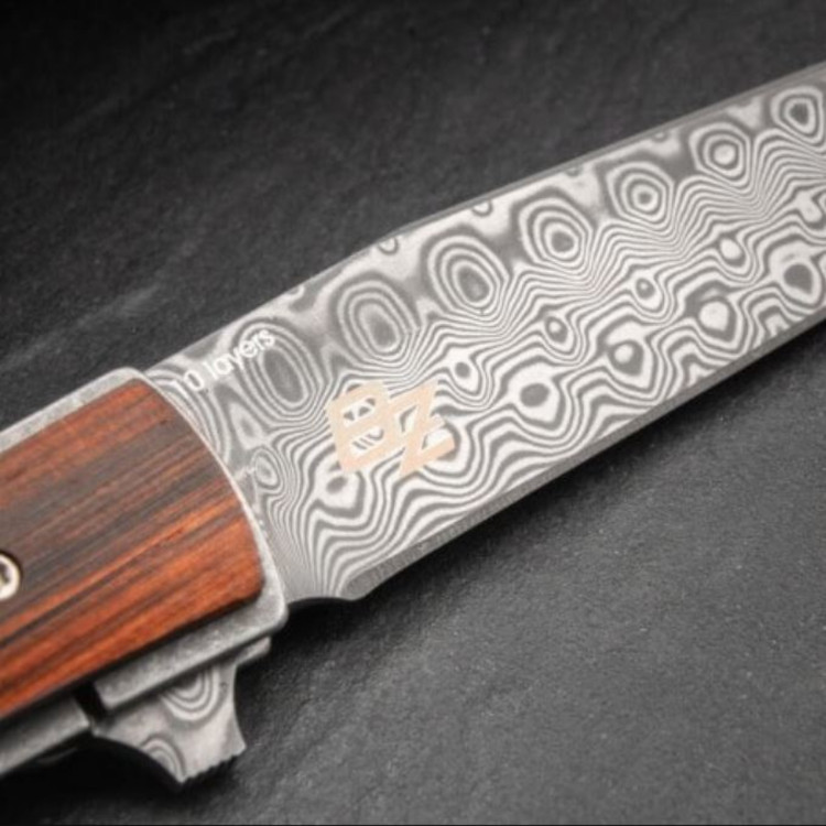 Boker Plus Urban Trapper Damascus Cocobolo Wood - Image 4